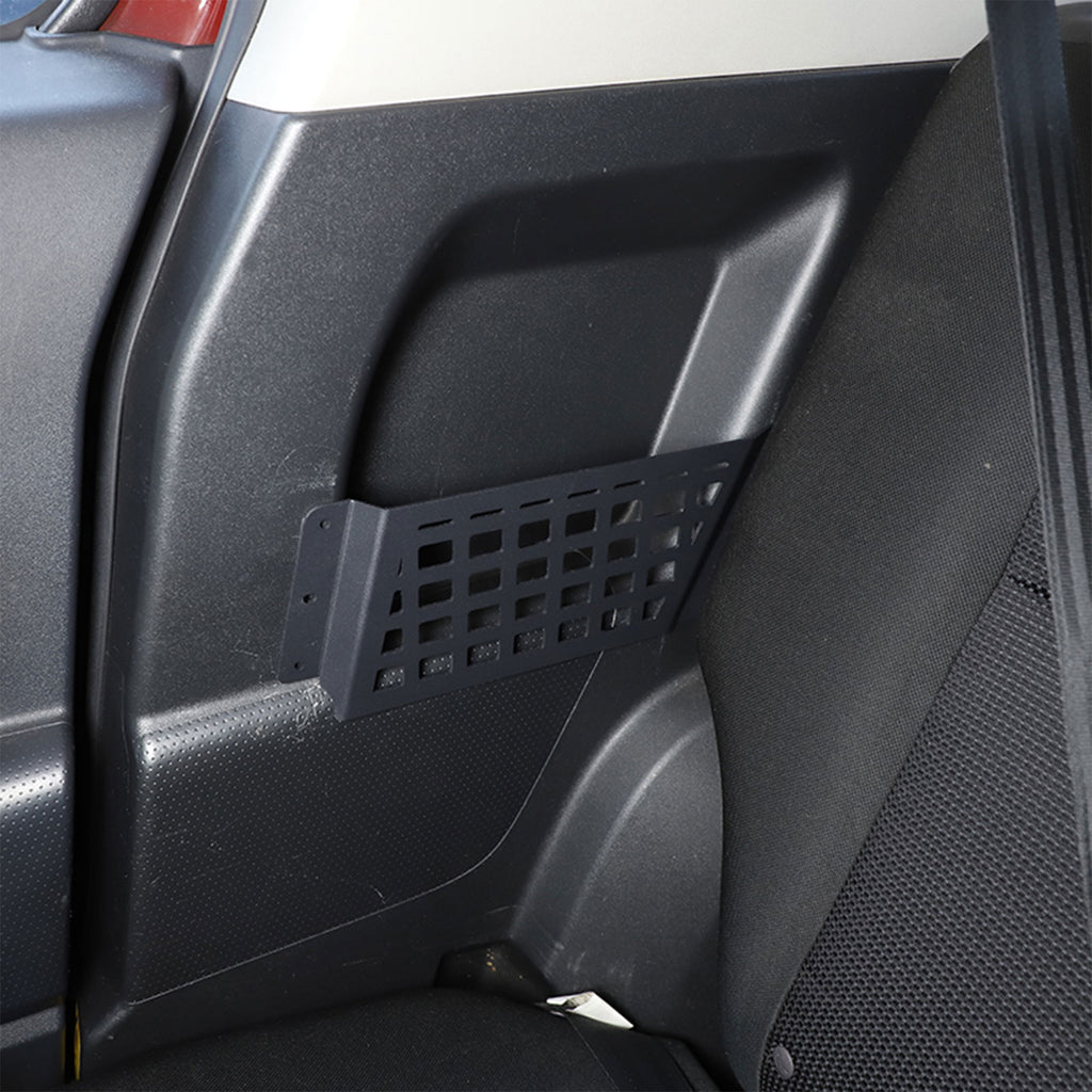 Rear Door Storage Pockets Compatible with Toyota FJ Cruiser 2007-2021, Rear Seat Molle Panel Side Organizer Storage Box Expansion Accessories