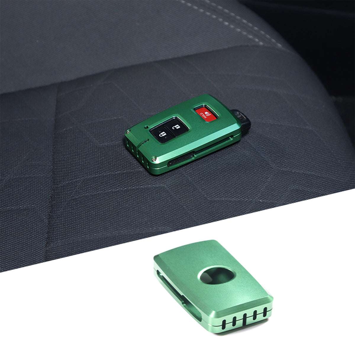 Car Key Fob Cover Compatible with Toyota Tacoma 2016-2023, Key Fob Shell Smart Key Fob Case Full Protection Accessories
