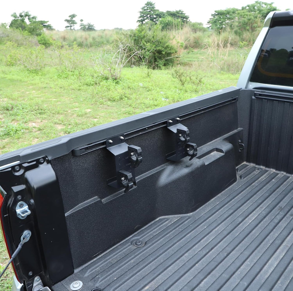Bed Rail Mount Brackets Compatible with Toyota Tacoma 2024+, Bed Rail Modular Accessory Mount for Shovels, Axes, Recovery Plates and Other Accessories Truck Bed Accessories