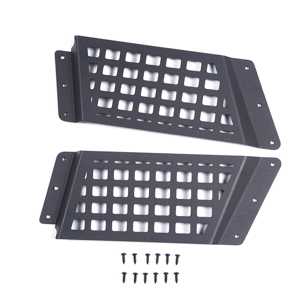 Rear Door Storage Pockets Compatible with Toyota FJ Cruiser 2007-2021, Rear Seat Molle Panel Side Organizer Storage Box Expansion Accessories