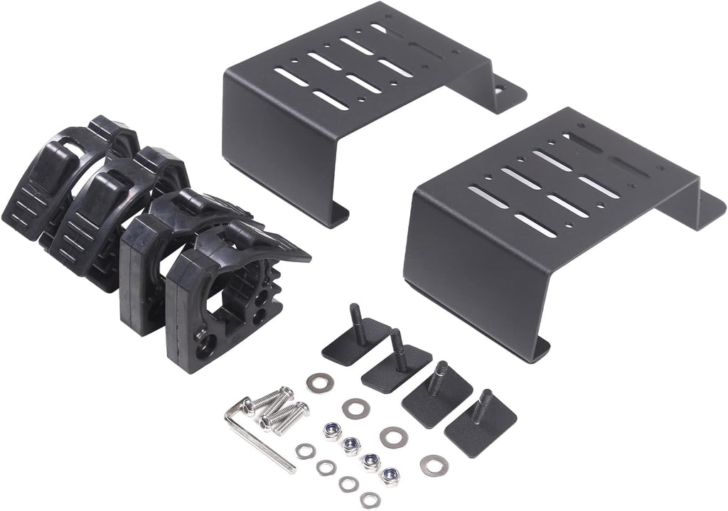 Bed Rail Mount Brackets Compatible with Toyota Tacoma 2024+, Bed Rail Modular Accessory Mount for Shovels, Axes, Recovery Plates and Other Accessories Truck Bed Accessories