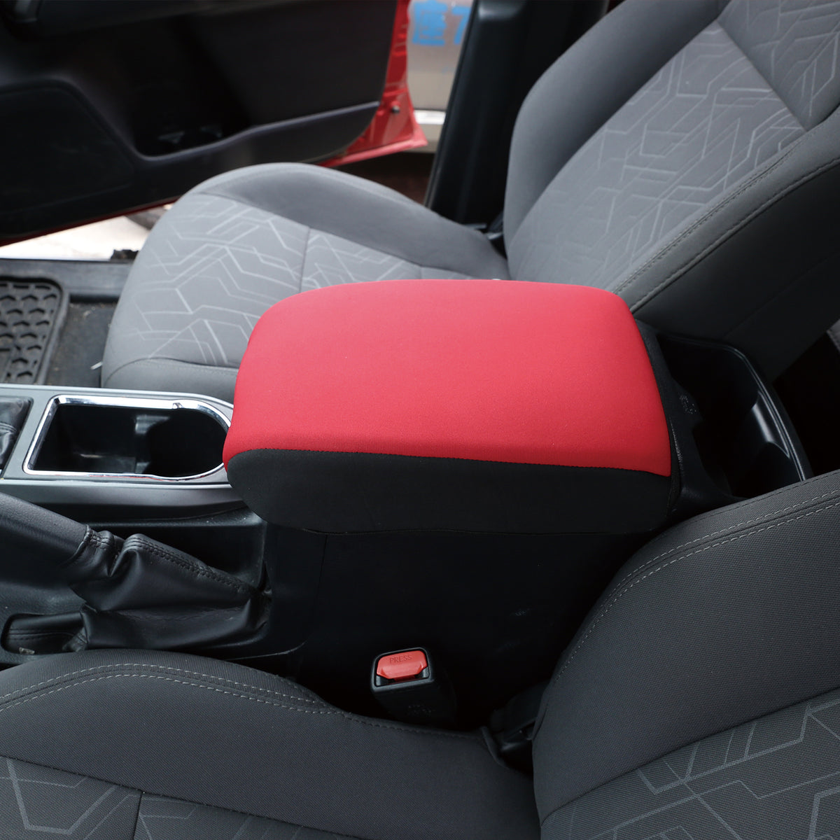 Center Console Armrest Protector Cover Compatible with Toyota Tacoma 2016-2023, Central Armrest Seat Storage Box Cover Waterproof Anti-Scratch Accessories