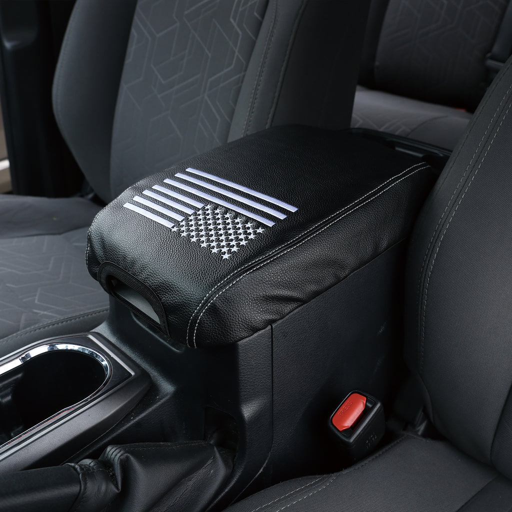 Center Console Armrest Protector Cover Compatible with Toyota Tacoma 2016-2023, Central Armrest Seat Storage Box Cover Waterproof Anti-Scratch Accessories