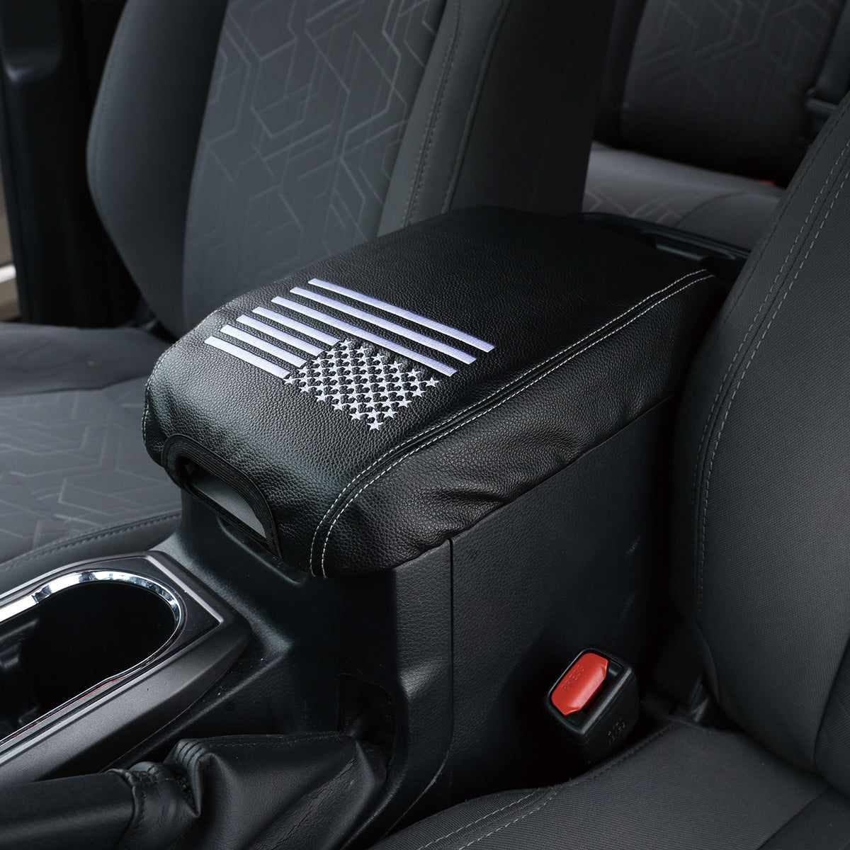 Center Console Armrest Protector Cover Compatible with Toyota Tacoma 2016-2023, Central Armrest Seat Storage Box Cover Waterproof Anti-Scratch Accessories