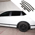 4pcs Original Window Visors Compatible with Honda CR-V 2017–2019 Extra Durable Tape-on, UV Protection Rain Guard, Dark Smoke, In-Channel Style, Original Vent Wind Deflector