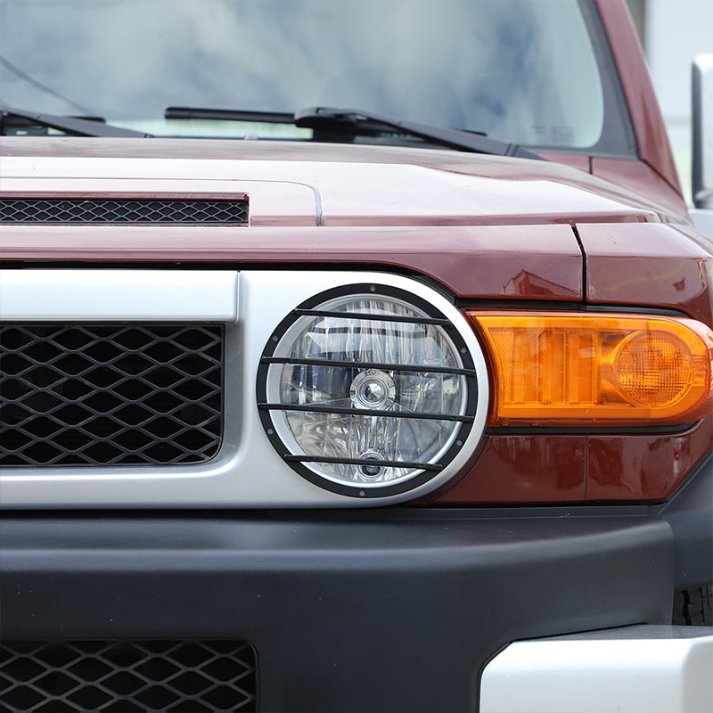 Front Headlights Guard Cover Compatible with Toyota FJ Cruiser 2007-2021