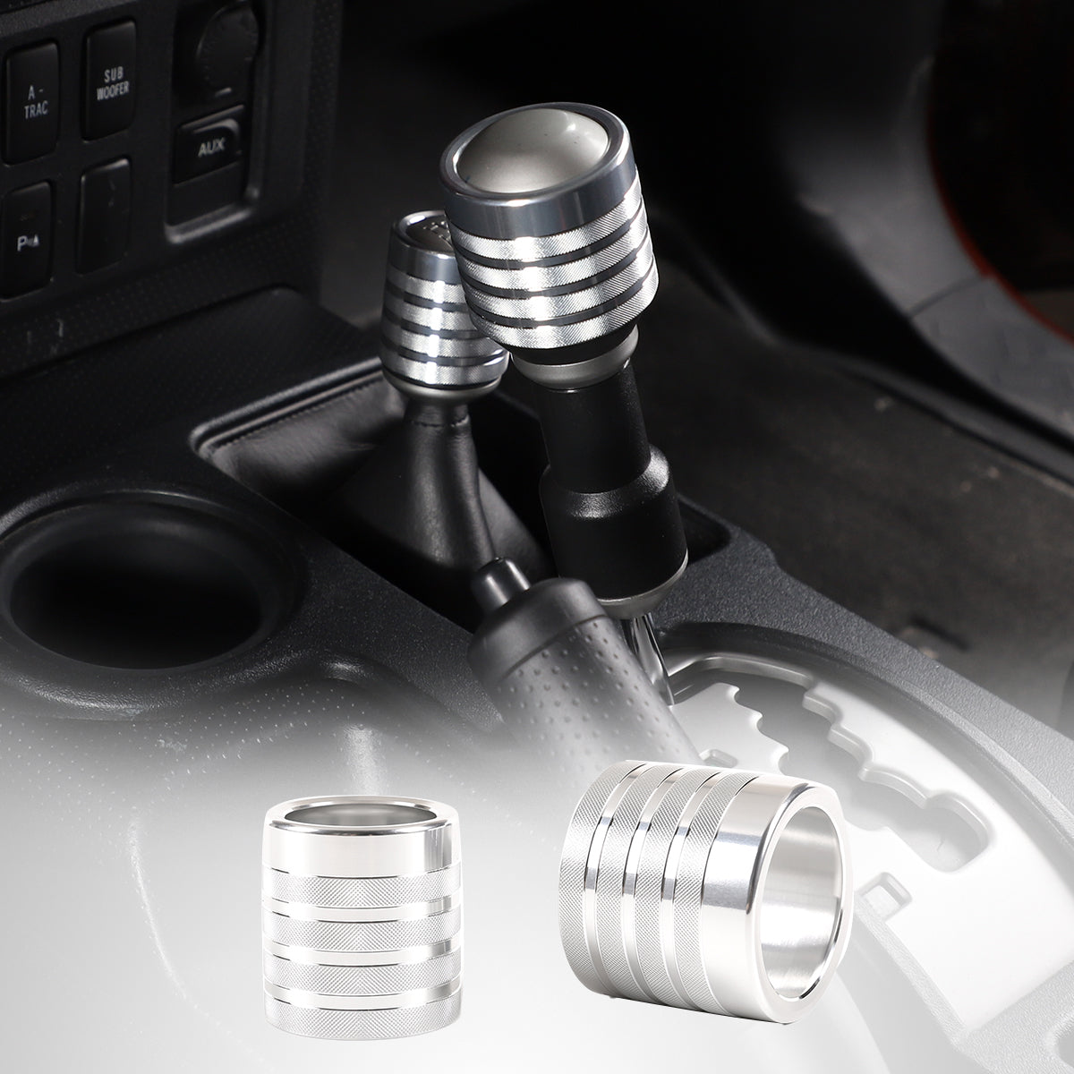 Car Gear Shifter Head Cover Compatible with Toyota FJ Cruiser 2007-2021