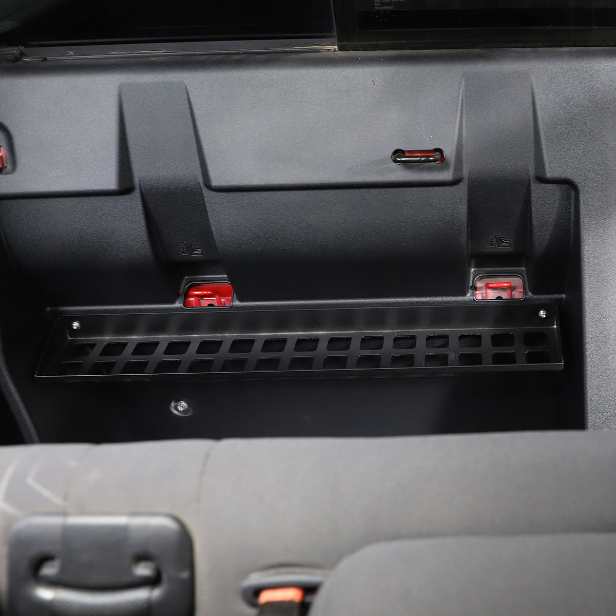 Back Seat Organizer Compatible with Toyota Tacoma 2016-2023, Second-Row Seat Back Storage Partition Storage Rack