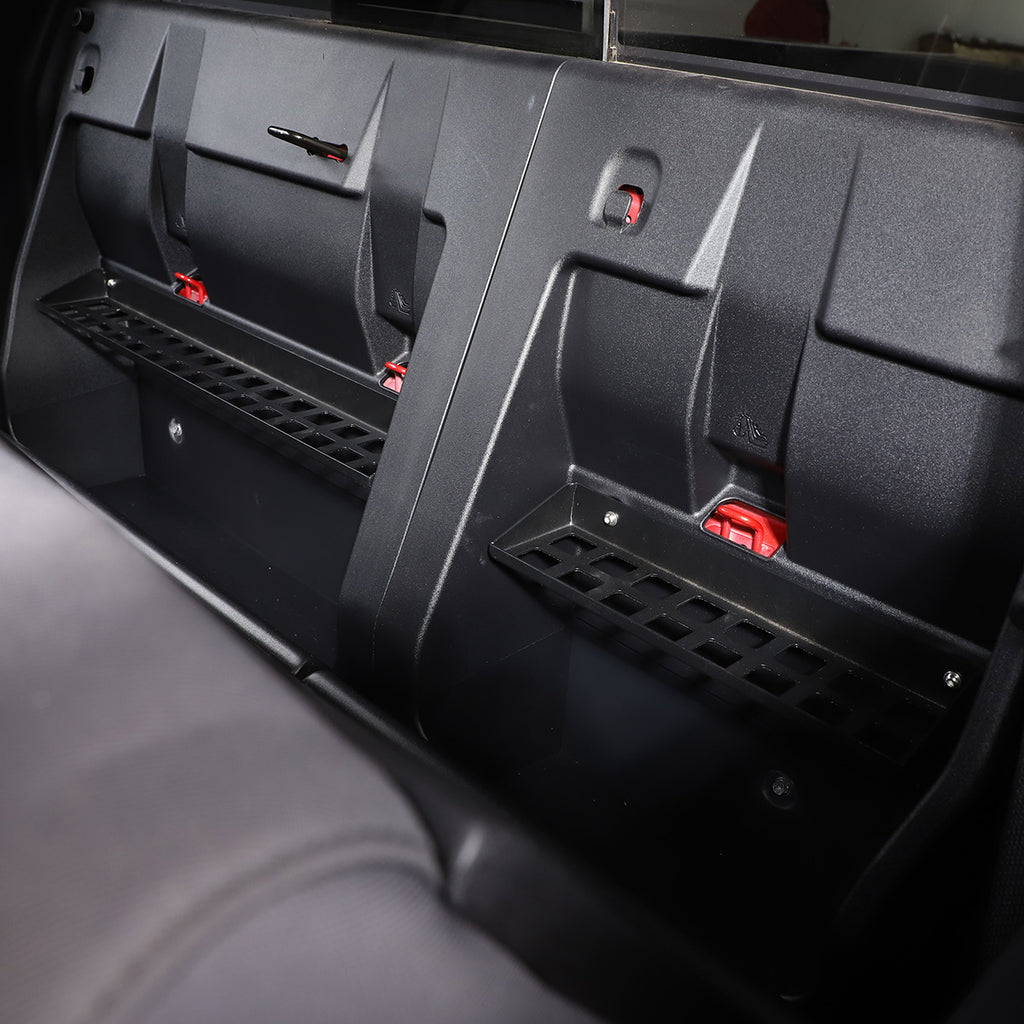 Back Seat Organizer Compatible with Toyota Tacoma 2016-2023, Second-Row Seat Back Storage Partition Storage Rack