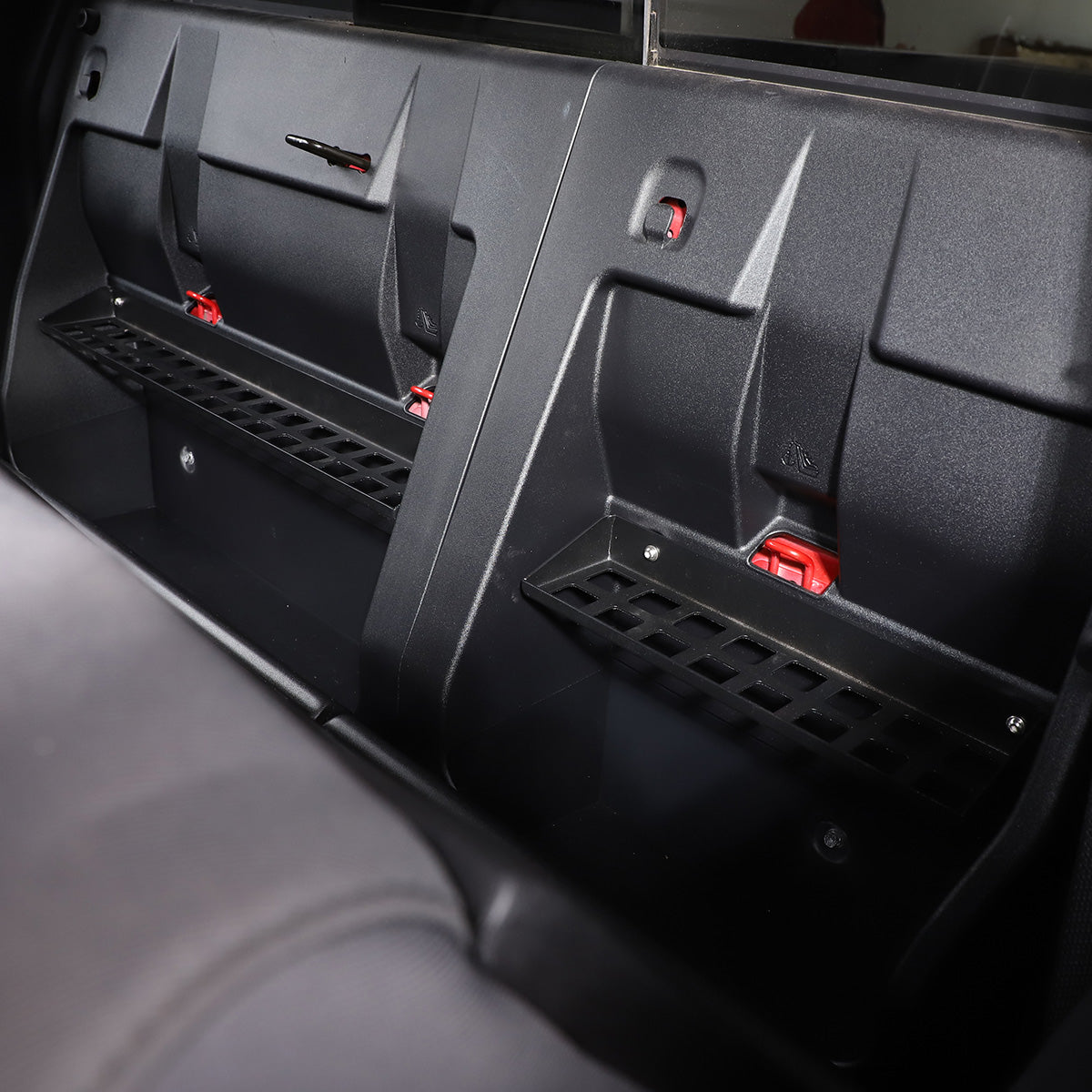 Back Seat Organizer Compatible with Toyota Tacoma 2016-2023, Second-Row Seat Back Storage Partition Storage Rack