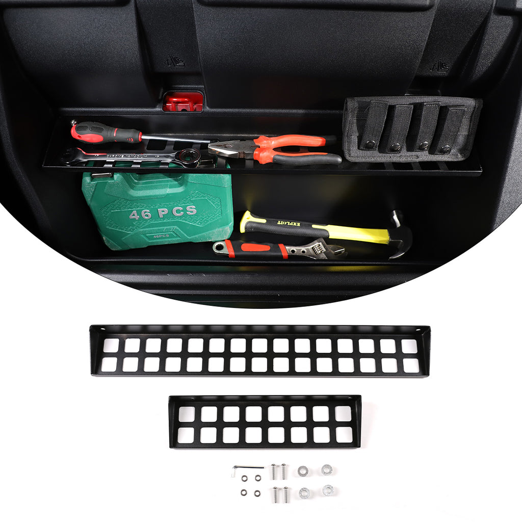 Back Seat Organizer Compatible with Toyota Tacoma 2016-2023, Second-Row Seat Back Storage Partition Storage Rack
