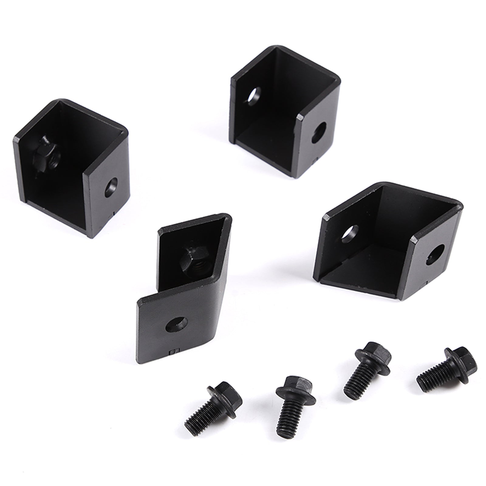 Car Metal Front Seat Spacer Lift Kit,Compatible with 2007-2021 Toyota FJ Cruiser Seat Foot Raising/Heighten Bracket (4Pcs)
