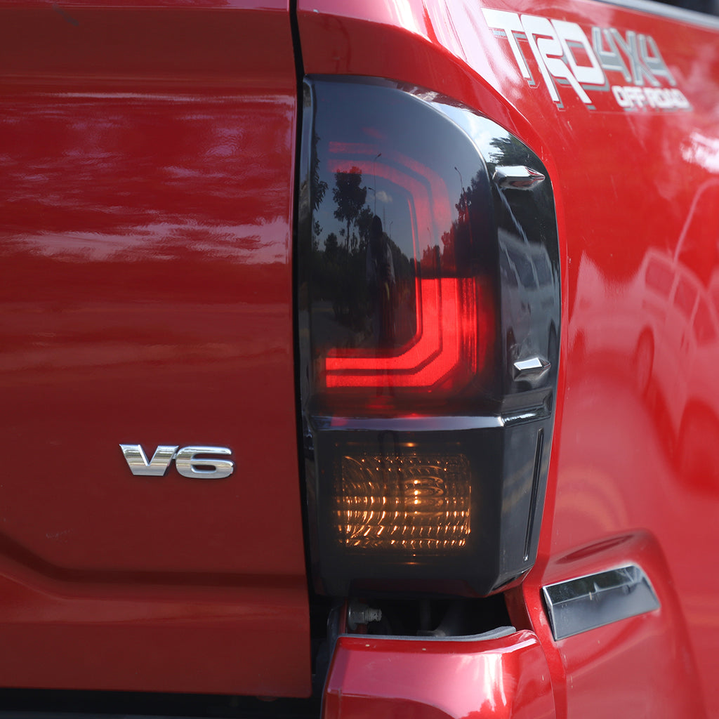 Smoke Car Tail Light Lamp Cover Compatible with Toyota Tacoma 2016-2023