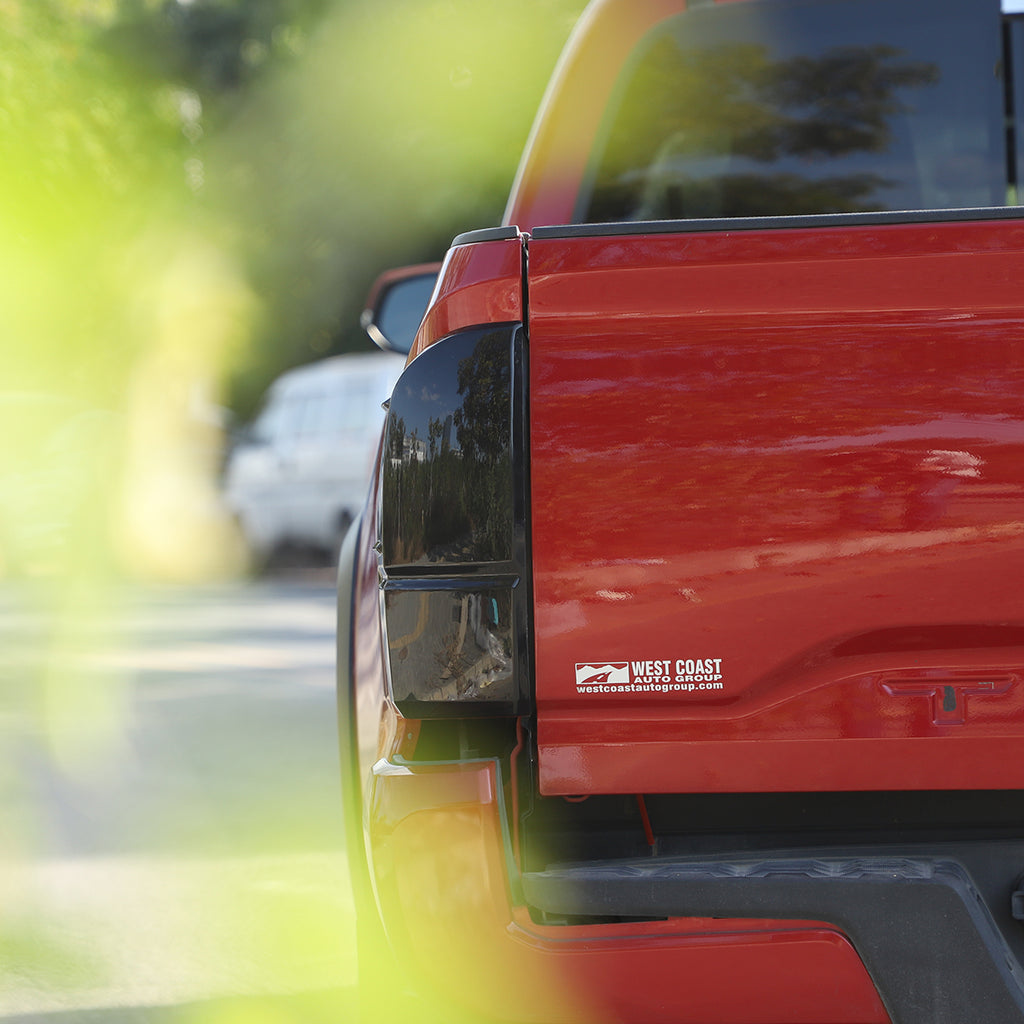 Tail Light Lamp Cover Guard Trim Frame Bezels Compatible with Toyota Tacoma 2016-2020 2021 2022,This Tail Lights Reverse Lights Cover Trims
