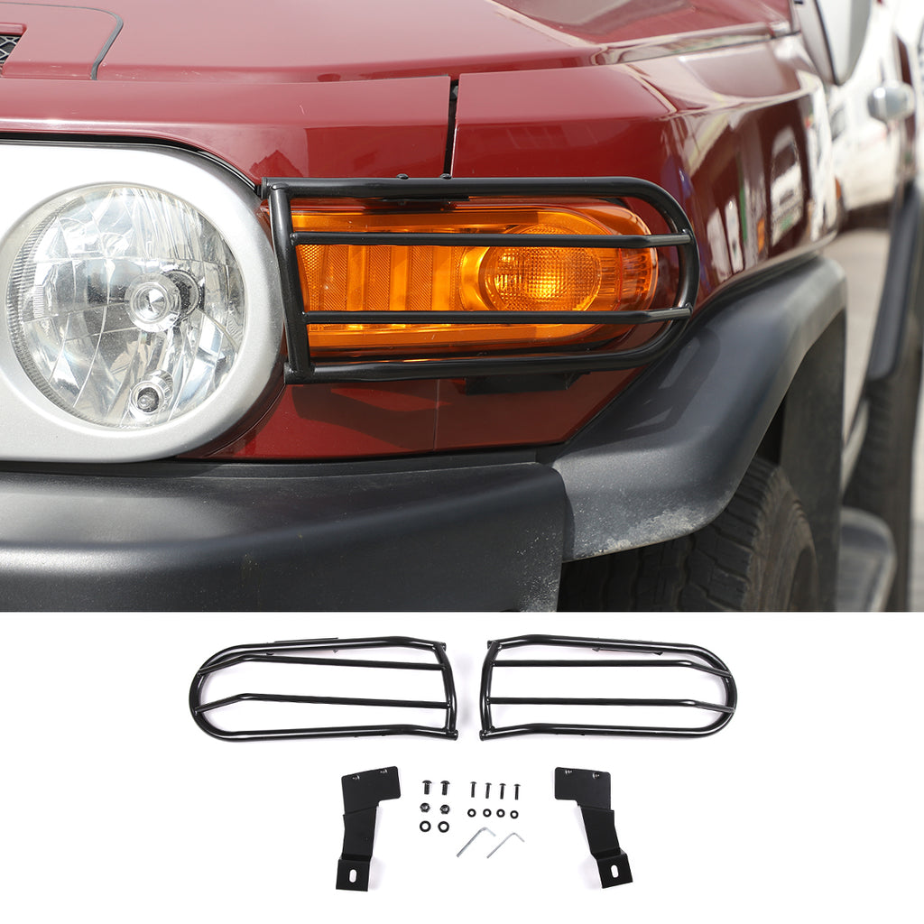 Car Front Fog Lights Guard Cover Compatible with Toyota FJ Cruiser 2007-2021
