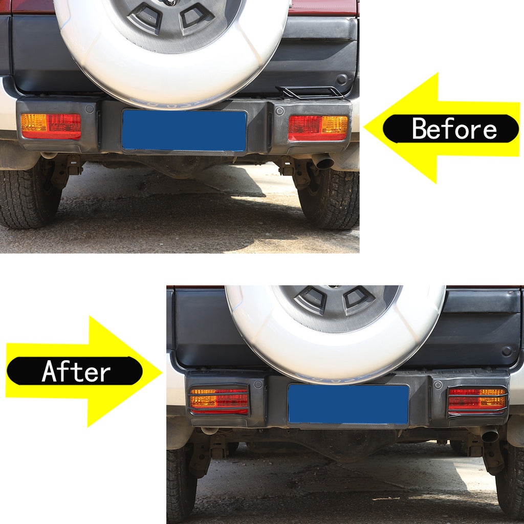 Car Rear Fog Lights Guard Cover Compatible with Toyota FJ Cruiser 2007-2021