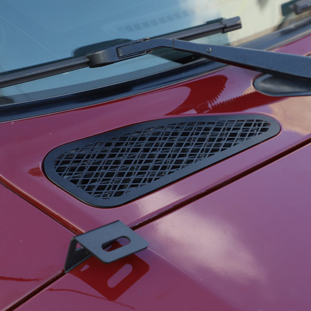 Exterior Hood Air Vent Trim Cover Compatible with Toyota FJ Cruiser 2007-2021