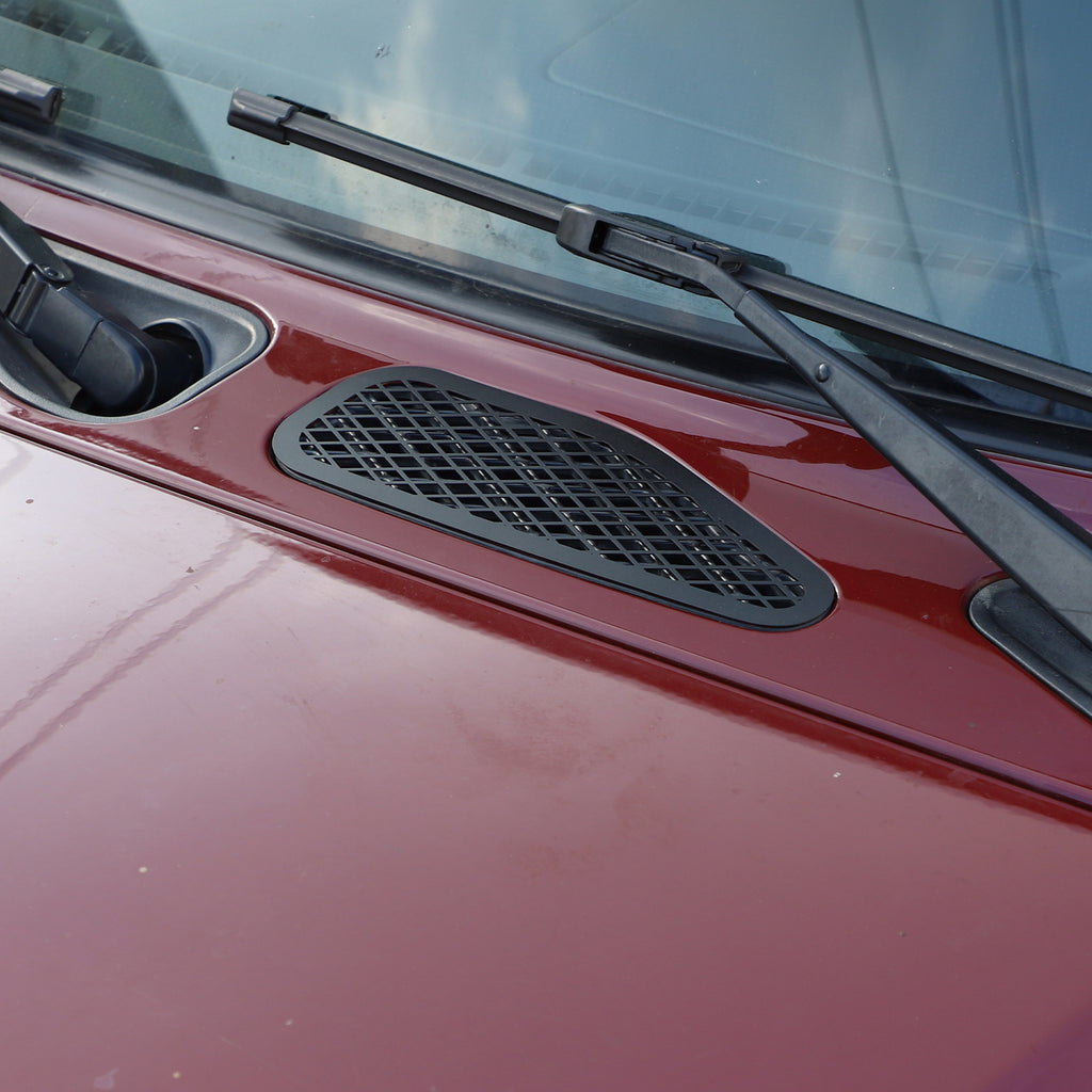 Exterior Hood Air Vent Trim Cover Compatible with Toyota FJ Cruiser 2007-2021