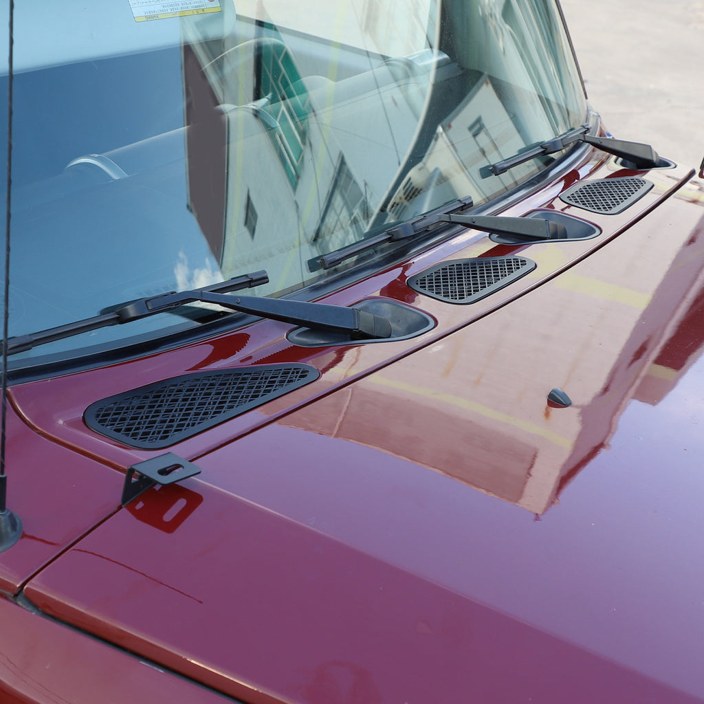 Exterior Hood Air Vent Trim Cover Compatible with Toyota FJ Cruiser 2007-2021