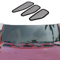 Exterior Hood Air Vent Trim Cover Compatible with Toyota FJ Cruiser 2007-2021