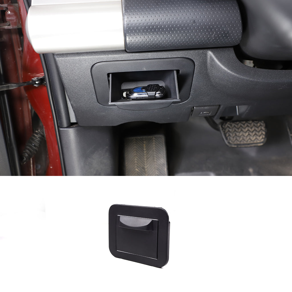 Center Console Fuse Storage Box Compatible Toyota FJ Cruiser 2007-2021 Driver Seat Multifunctional Fuse Box Storage Box Tray ABS Fuse Coin Container Storage Tray