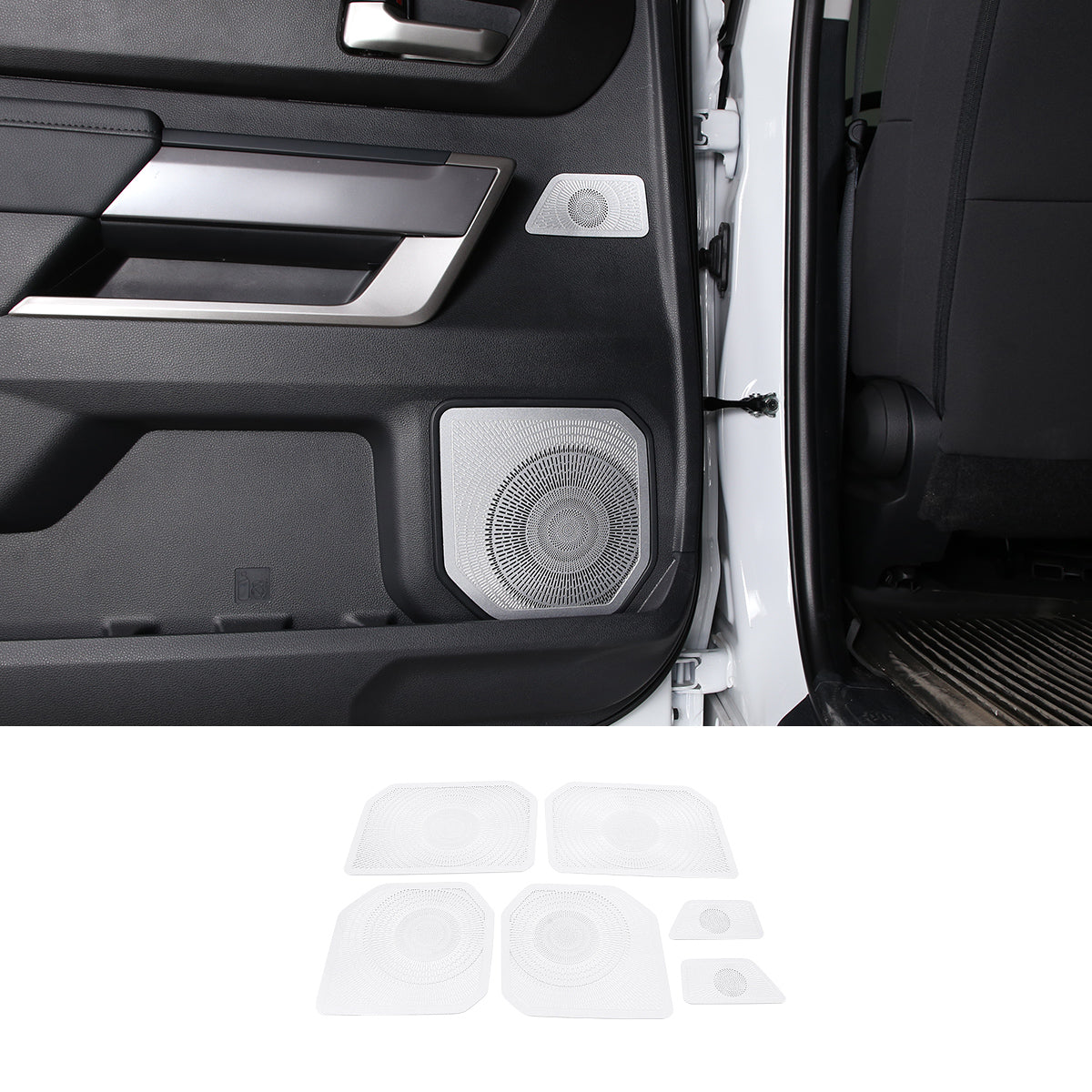 Car Side Door Speaker Compatible with Toyota Tundra/ Sequoia 2022-2026, Inner Door Panel Accessories