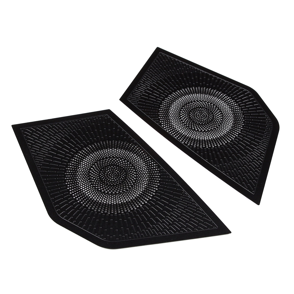 Car Inner Speaker Horn Net Kit Compatible with Toyota Tundra/Sequoia 2022 2023 2024,Speaker Grilles On Both Sides of The Dashboard Panel,Horn Audio Net Cover-2PCS