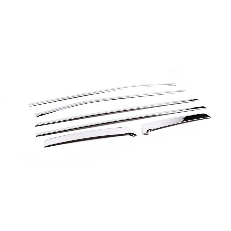 Door Window Sill Molding Panel Trim fit for Toyota Tundra 2022-2024, Door Window Molding Trim Strip, Car Window Molding Pillar Trim, Stainless Steel Car Window Molding Pillar Trim