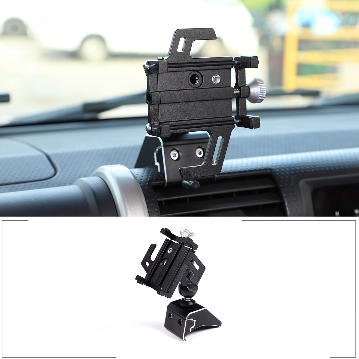 Car Phone Mount Compatible with Toyota FJ Cruiser 2007-2021, Center Console Air Outlet Cell Phone Holder