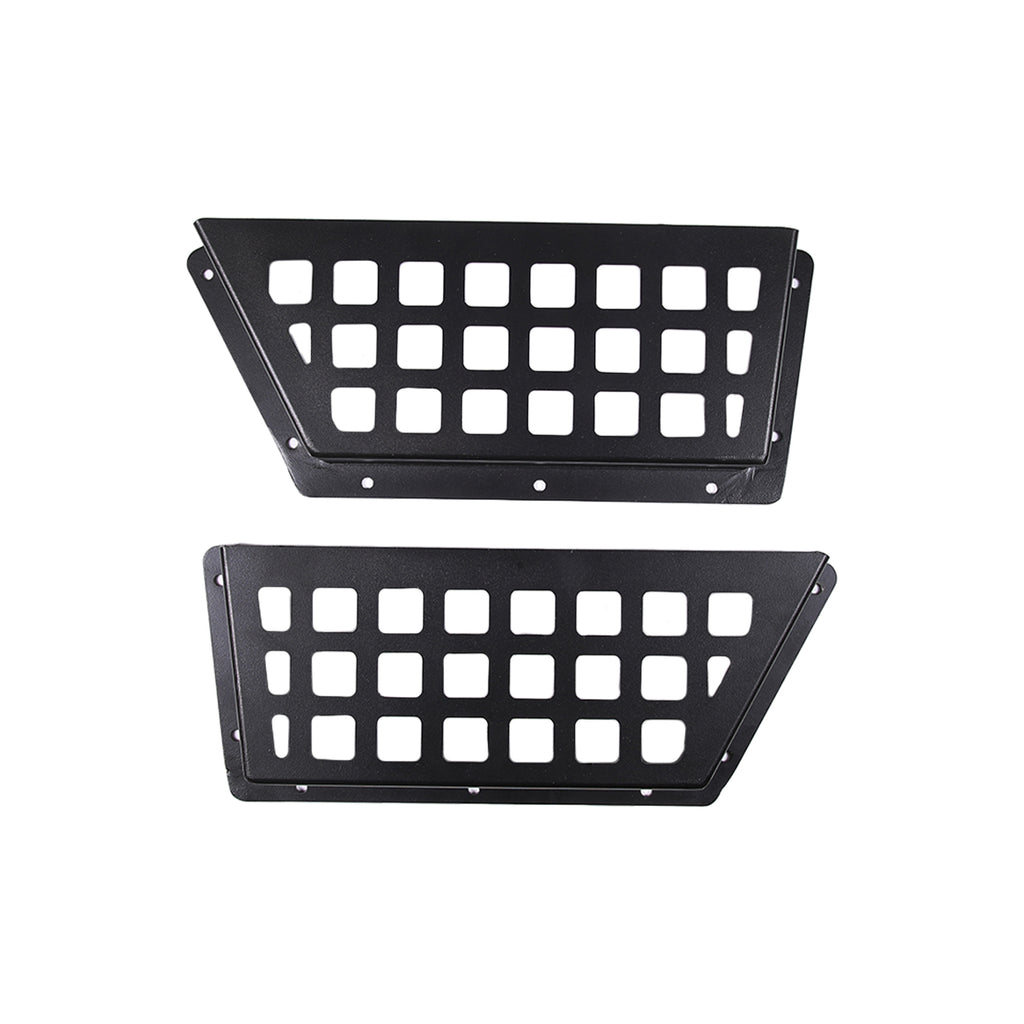Aluminum Alloy Front Door Storage Pockets Box Compatible with Toyota Tacoma 2016-2023, Modern Style Car Organizer