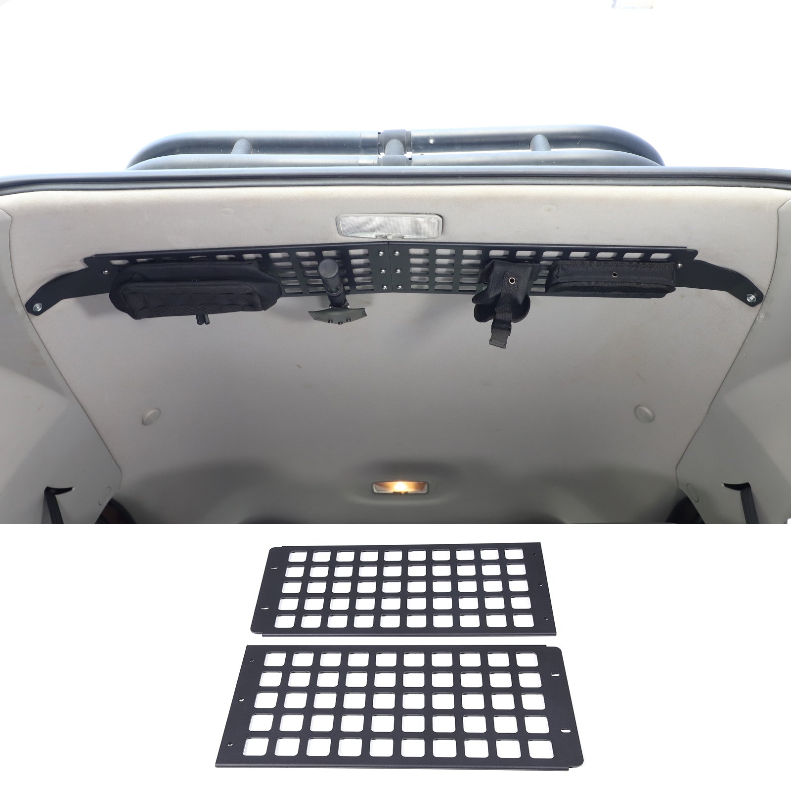 Car Trunk Roof MOLLE Panel Bracket Compatible with Toyota FJ Cruiser 2007-2021