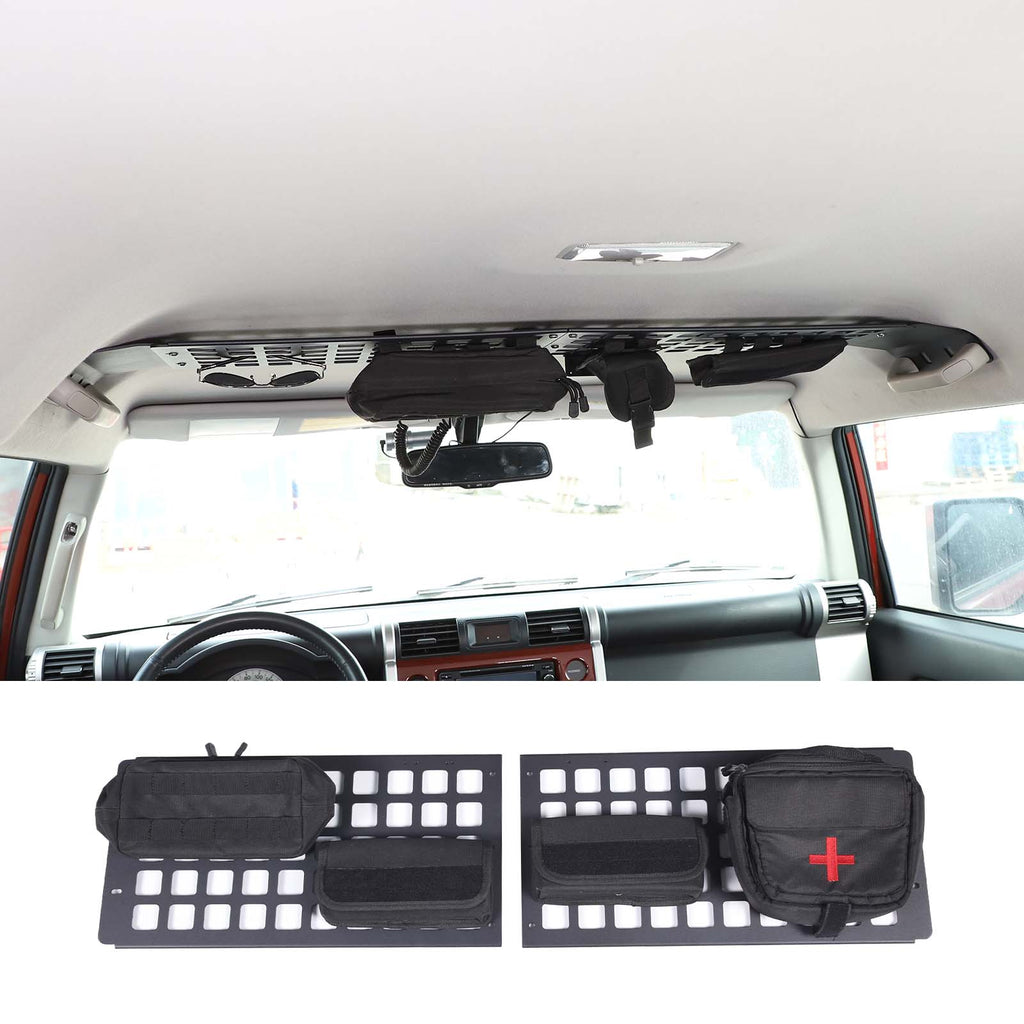 Car Inner Front Roof Panel Storage Bracket Compatible with Toyota FJ Cruiser 2007-2021
