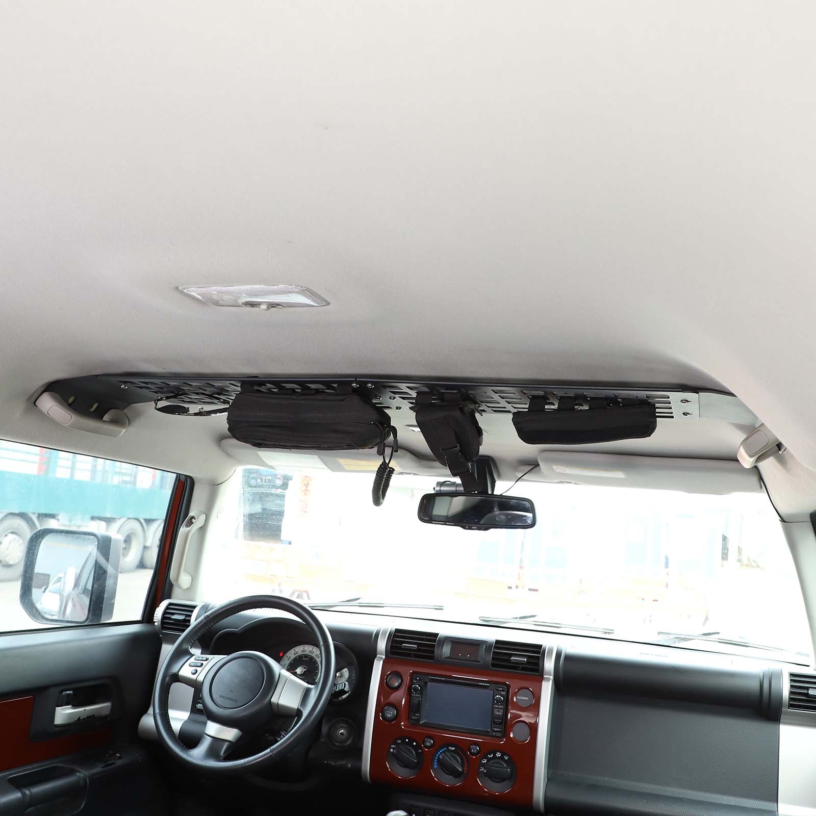 Car Inner Front Roof Panel Storage Bracket Compatible with Toyota FJ Cruiser 2007-2021