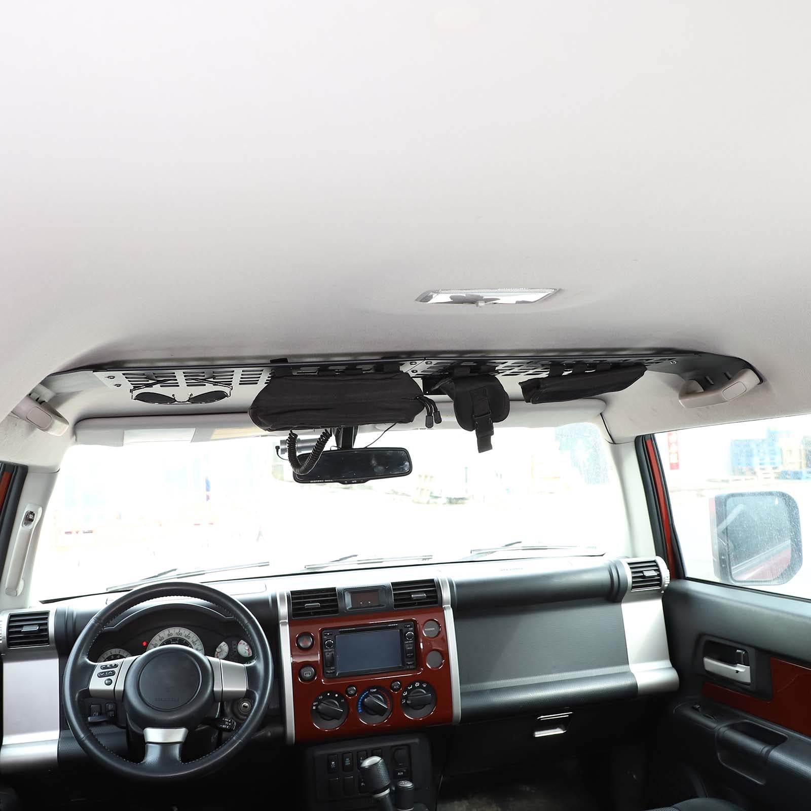 Car Inner Front Roof Panel Storage Bracket Compatible with Toyota FJ Cruiser 2007-2021