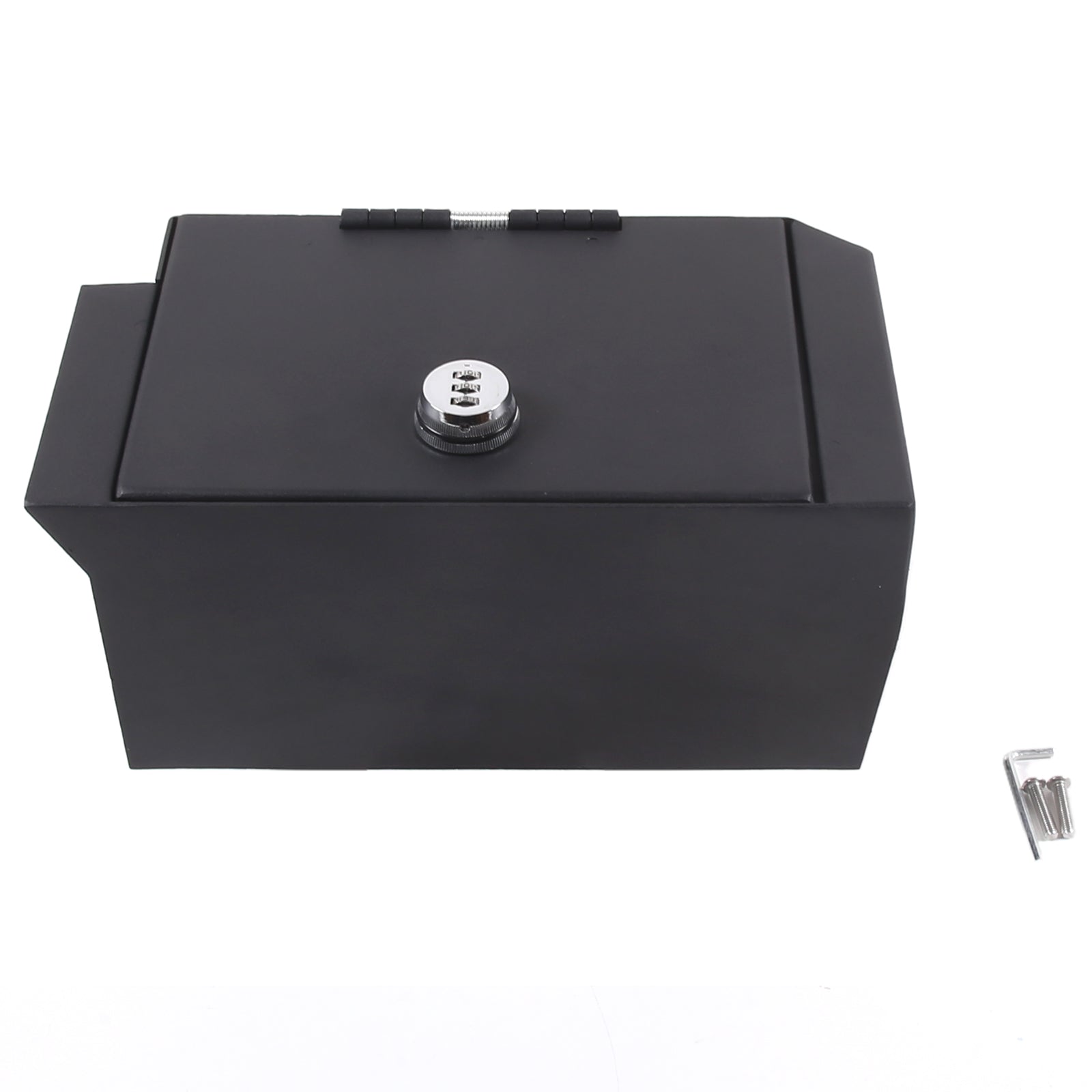 Car Center Console Lock Safe Box Armrest Storage Compatible with Toyota Tundra 2022-2026 Center Console Lock Box Armrest Security Organizer Tray Vault with 3 Digit Combo Password Insert Accessories