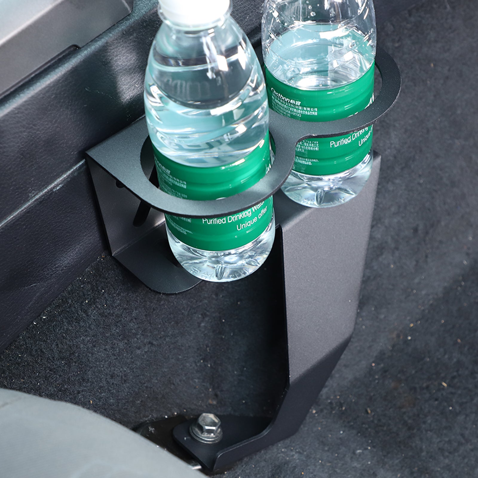Car Passenger Seat Cup Holder Expander Organizer Compatible with Toyota Tacoma 2016-2022, Passenger Seat Dual Cup Holder Insert Expander Drink Water Tea Bottle Holder
