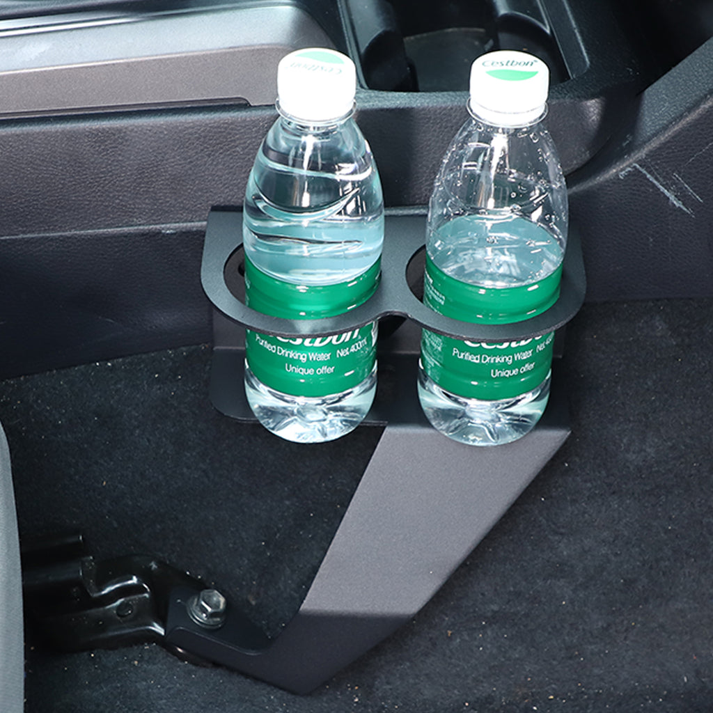 Car Passenger Seat Cup Holder Expander Organizer Compatible with Toyota Tacoma 2016-2022, Passenger Seat Dual Cup Holder Insert Expander Drink Water Tea Bottle Holder