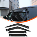 4pcs Original Window Visors Compatible with 2023+ Land Rover Range Rover Sport Extra Durable Tape-on, UV Protection Rain Guard, Dark Smoke, In-Channel Style, Original Vent Wind Deflector