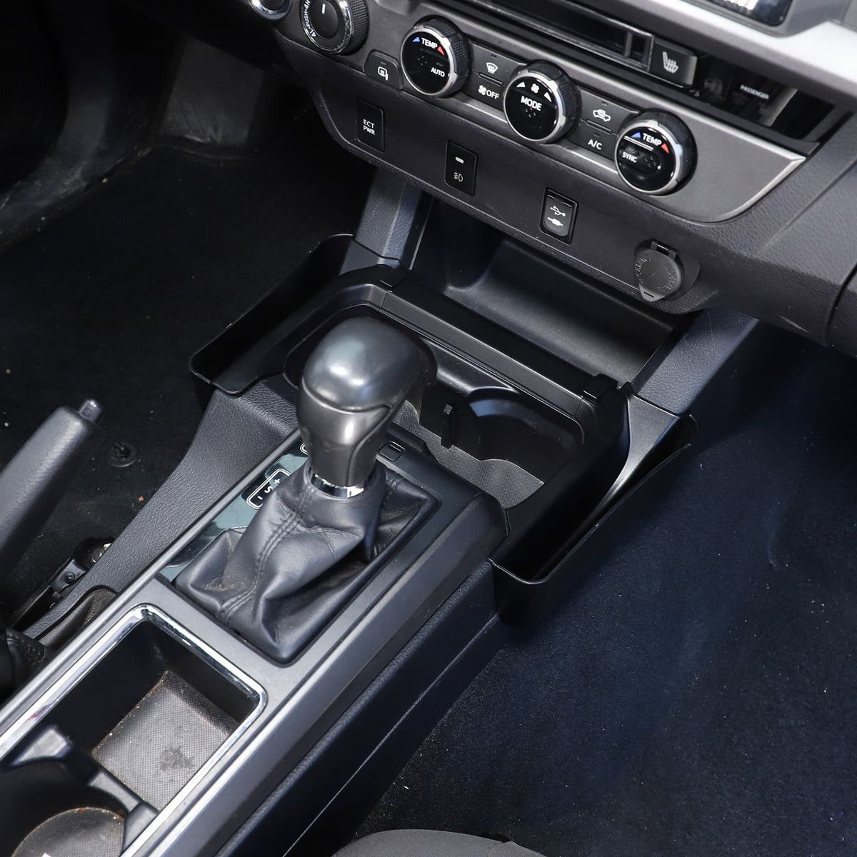 Center Console Gear Shift Storage Box Compatible with Toyota Tacoma 3rd Gen 2016-2023
