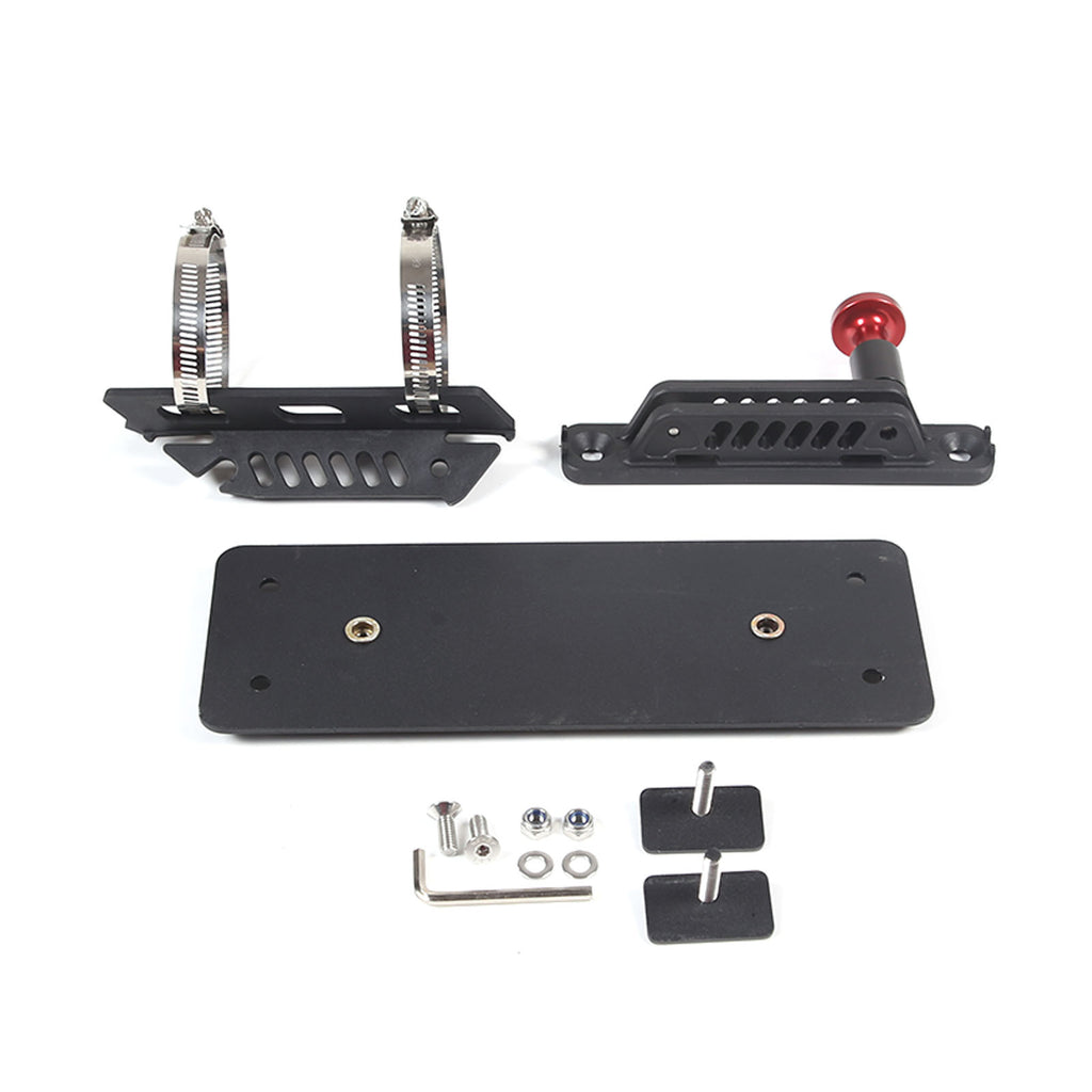Truck Bed Rail Side Fire Extinguisher Bracket for 2016–2022 Toyota Tacoma/Tundra 2022-2025 Quick Release Roll Bar Fire Extinguisher Adjustable 2 Clamps Mount Bottle Tie Bracket