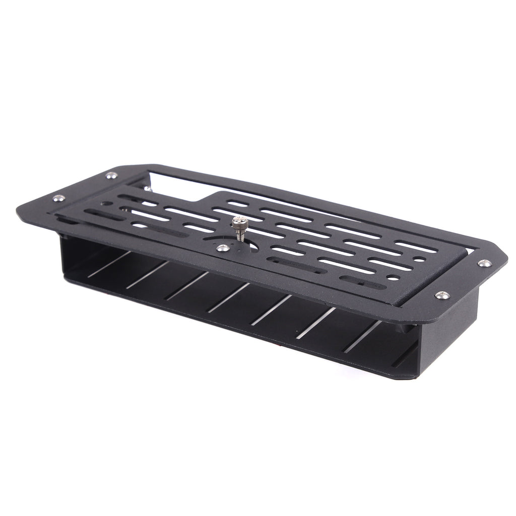 Center Console Dashboard Storage Tray Compatible with Toyota Tundra 2007-2021,Car Instrument Multi-Functional Phone Holder Storage Box Organizer Tray Insert ABS Interior Accessories, with Mat