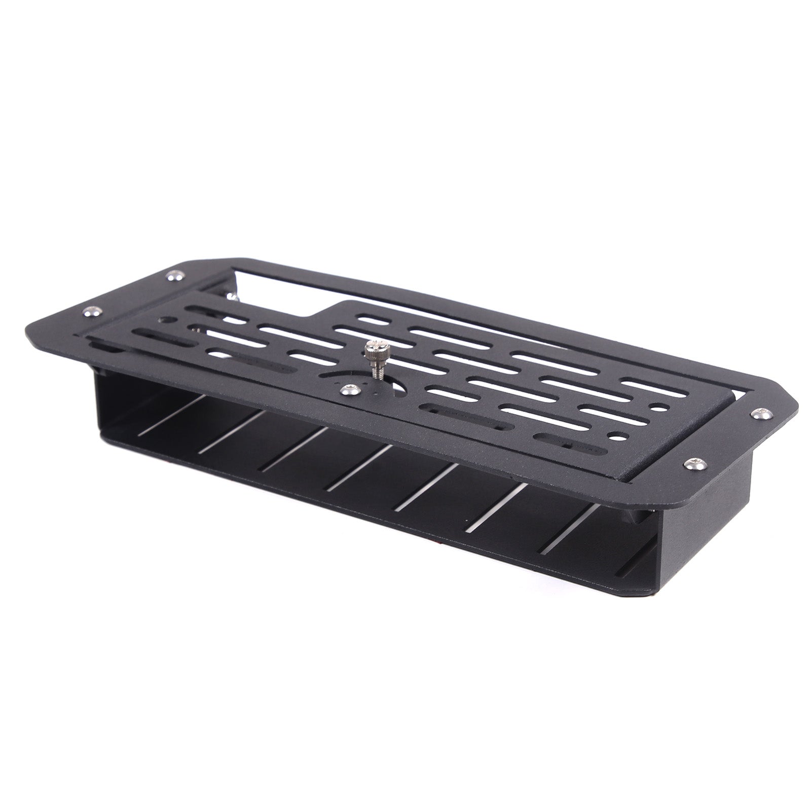 Center Console Dashboard Storage Tray Compatible with Toyota Tundra 2007-2021,Car Instrument Multi-Functional Phone Holder Storage Box Organizer Tray Insert ABS Interior Accessories, with Mat