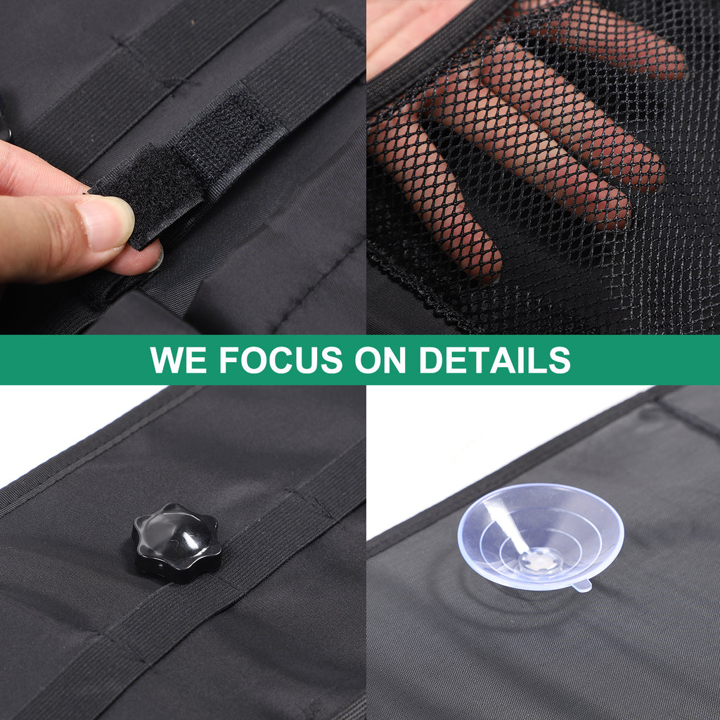 Trunk Organizer Storage Bag Compatible with Toyota Tundra 2022-2026, Rear Tailgate Window Hanging Luggage Storage Bag