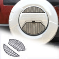 Spare Tire Cover Grill Mesh Trim Cover Compatible with Toyota FJ Cruiser 2007-2021