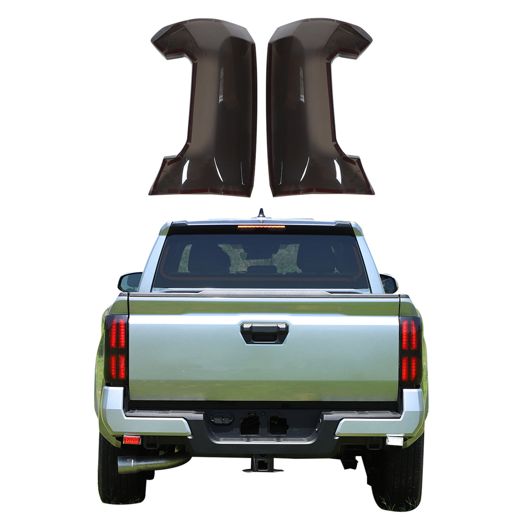 Smoke Car Tail Light Lamp Cover Compatible with Toyota Tacoma 2024 2025 2026