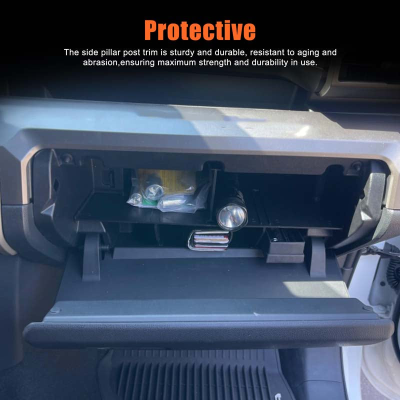 Glove Box Divided Organizer Compatible with Toyota Tacoma 2024 2025 Passenger Side Glove Box Secondary Storage Divider Car Interior Organizer Accessories 1PCS