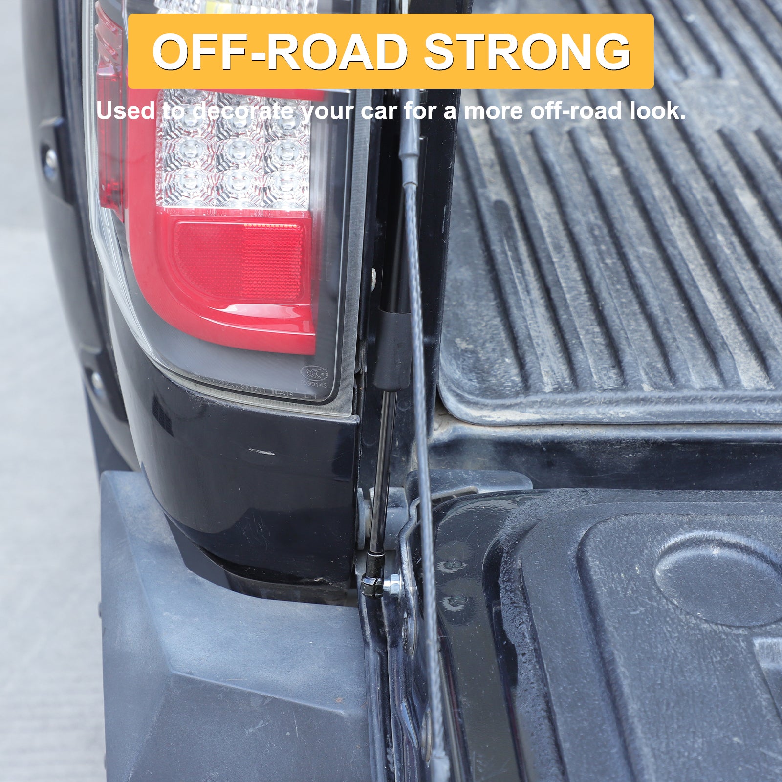 Tailgate Assist Compatible with Toyota Tundra 2007-2021, No-Drill Tailgate Shocks Accessories