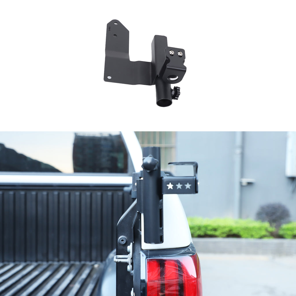 Right Side Tailgate Antenna Flag Pole Mount Bracket Compatible with Toyota Tundra 2022-2026+