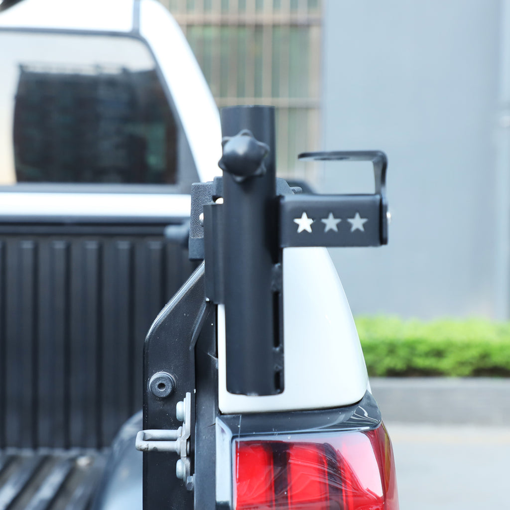 Right Side Tailgate Antenna Flag Pole Mount Bracket Compatible with Toyota Tundra 2022-2026+