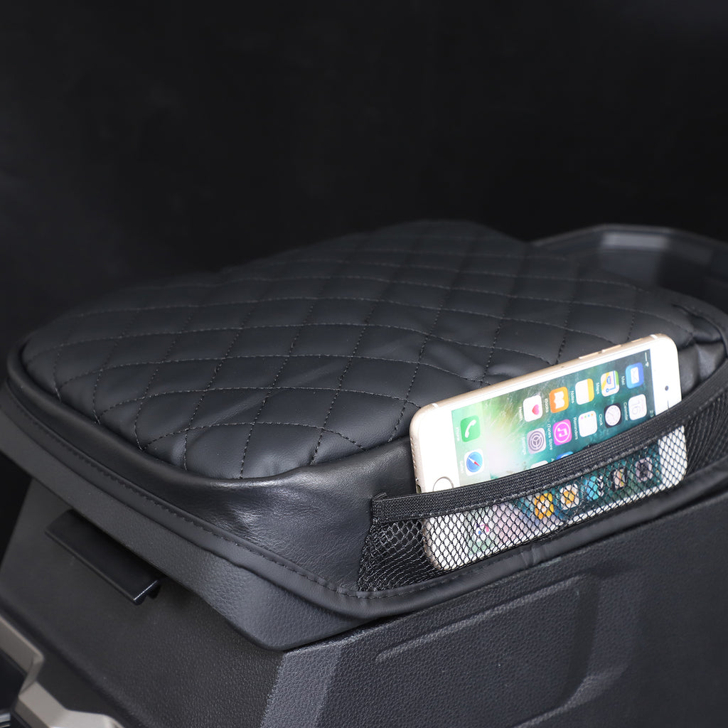 Center Console Cover Compatible with Toyot@ Tacoma 2024 2025 Center Console Armrest Seat Box Cover Cushion Lid Protector Pad Anti-Scratch Protector Cover Accessories